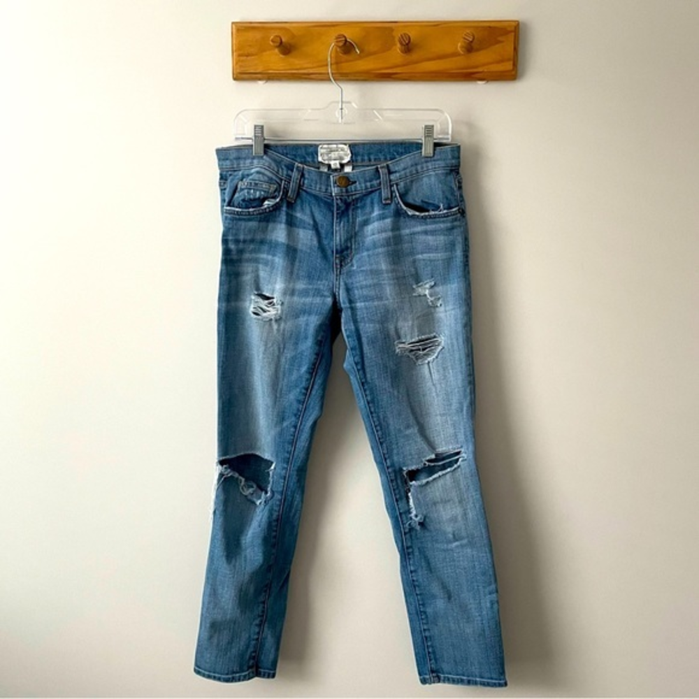 Current/Elliott Distressed‎ Boyfriend Jeans